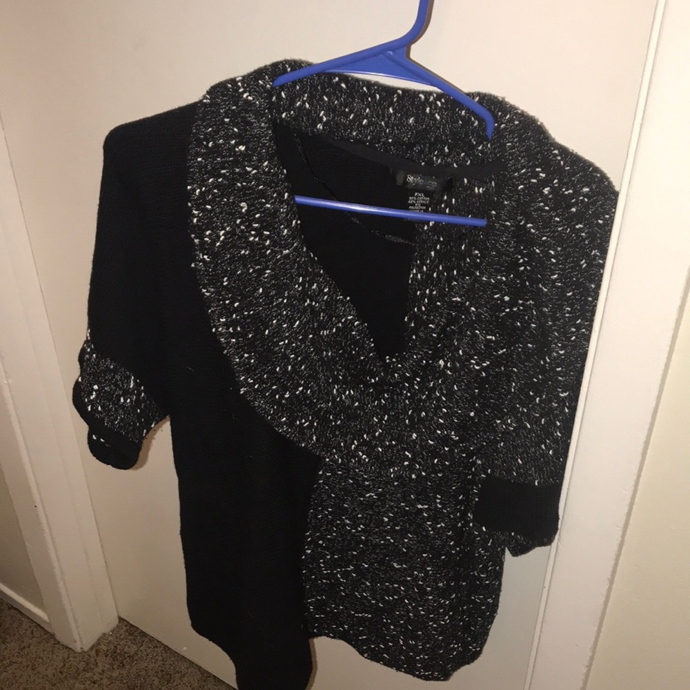 Style & Co Multi-Tone Sweater